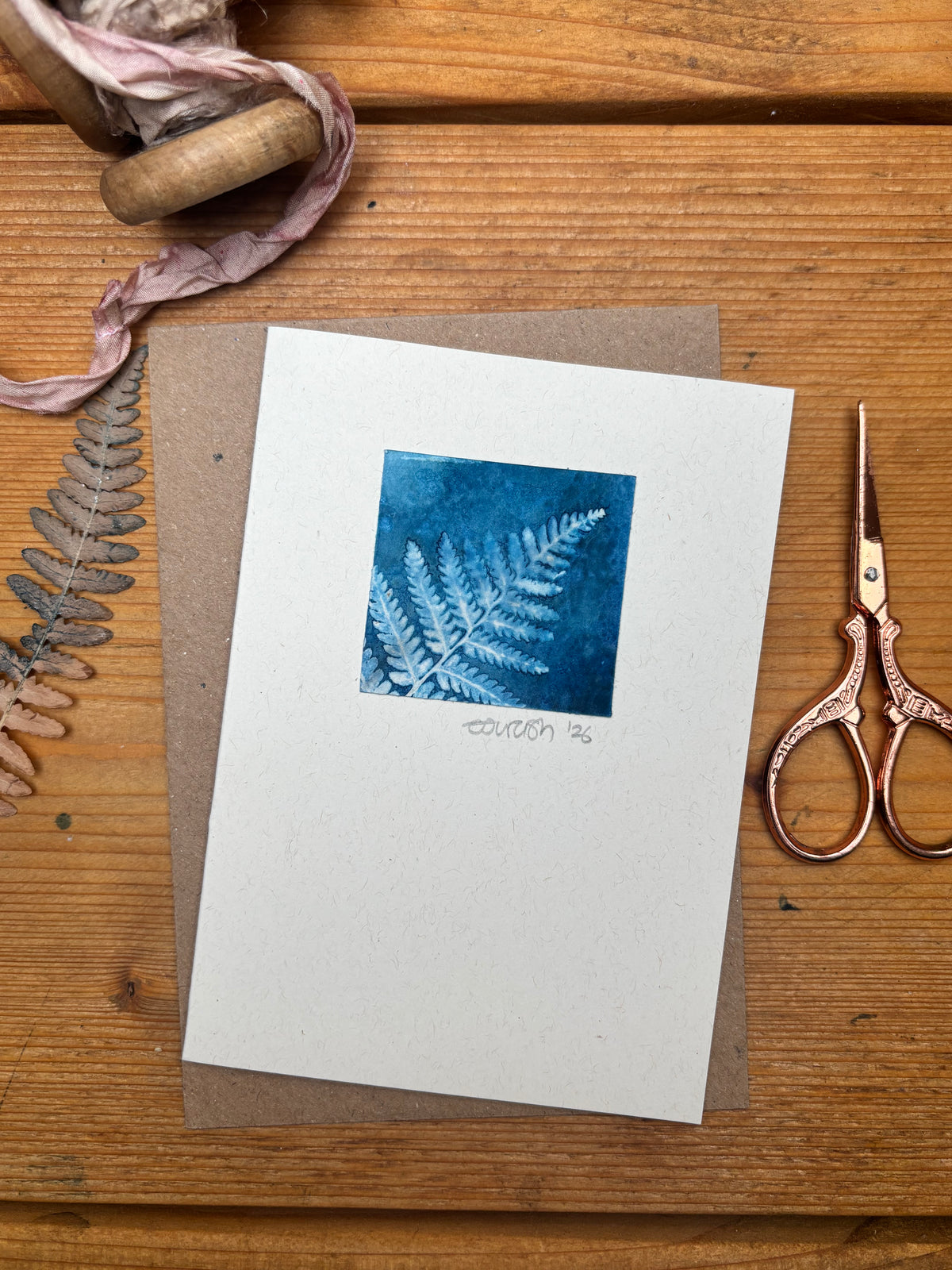 Fern Blank Greeting Card