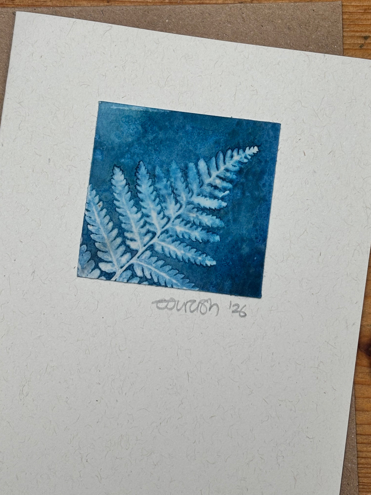 Fern Blank Greeting Card