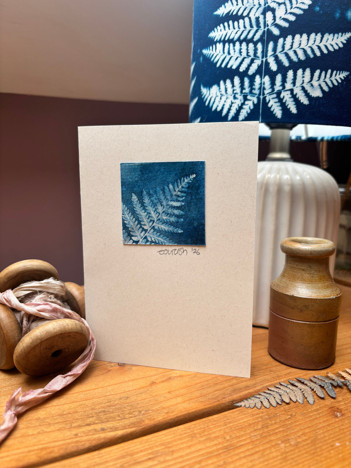 Fern Blank Greeting Card