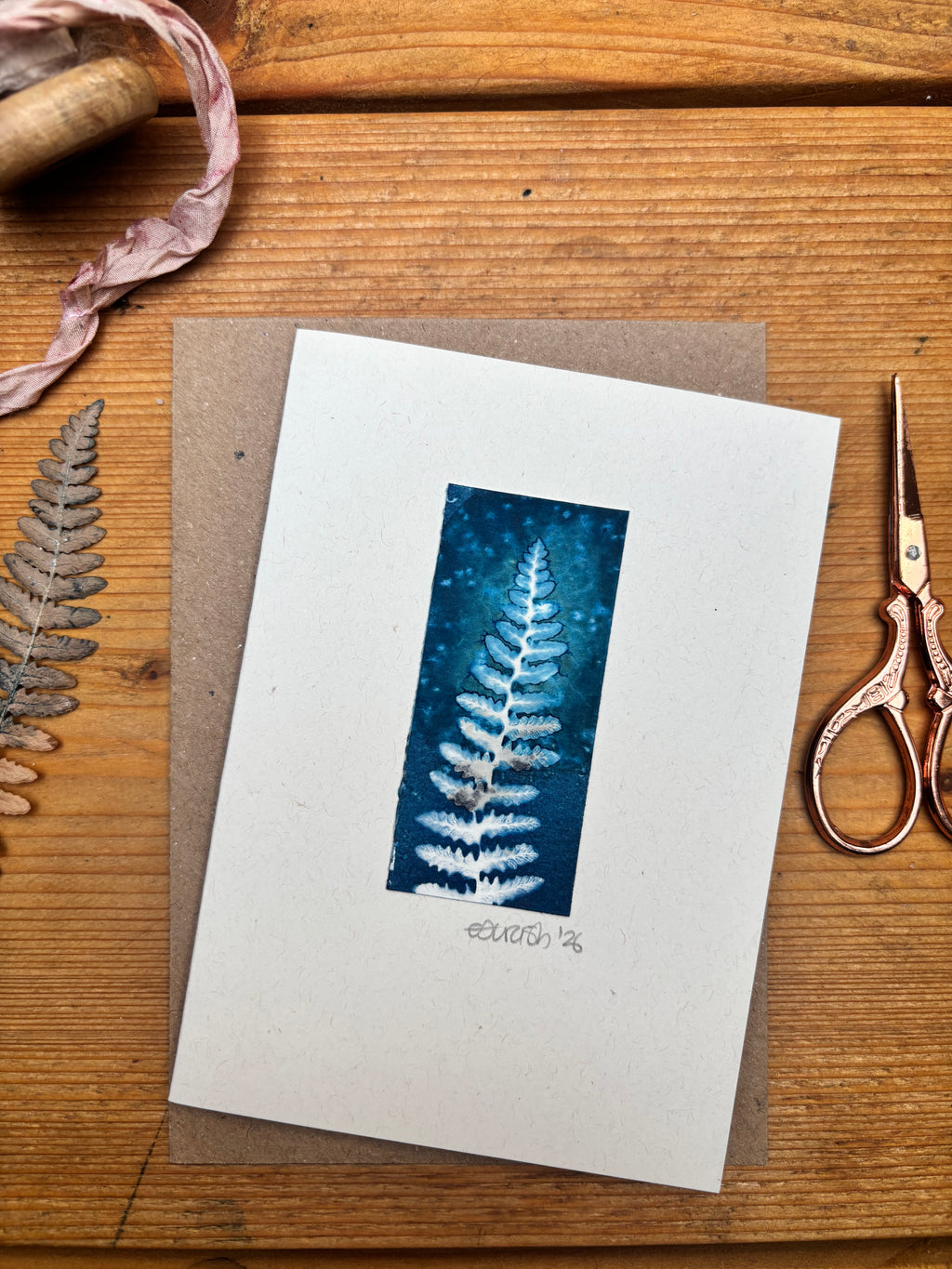 Fern Blank Greeting Card