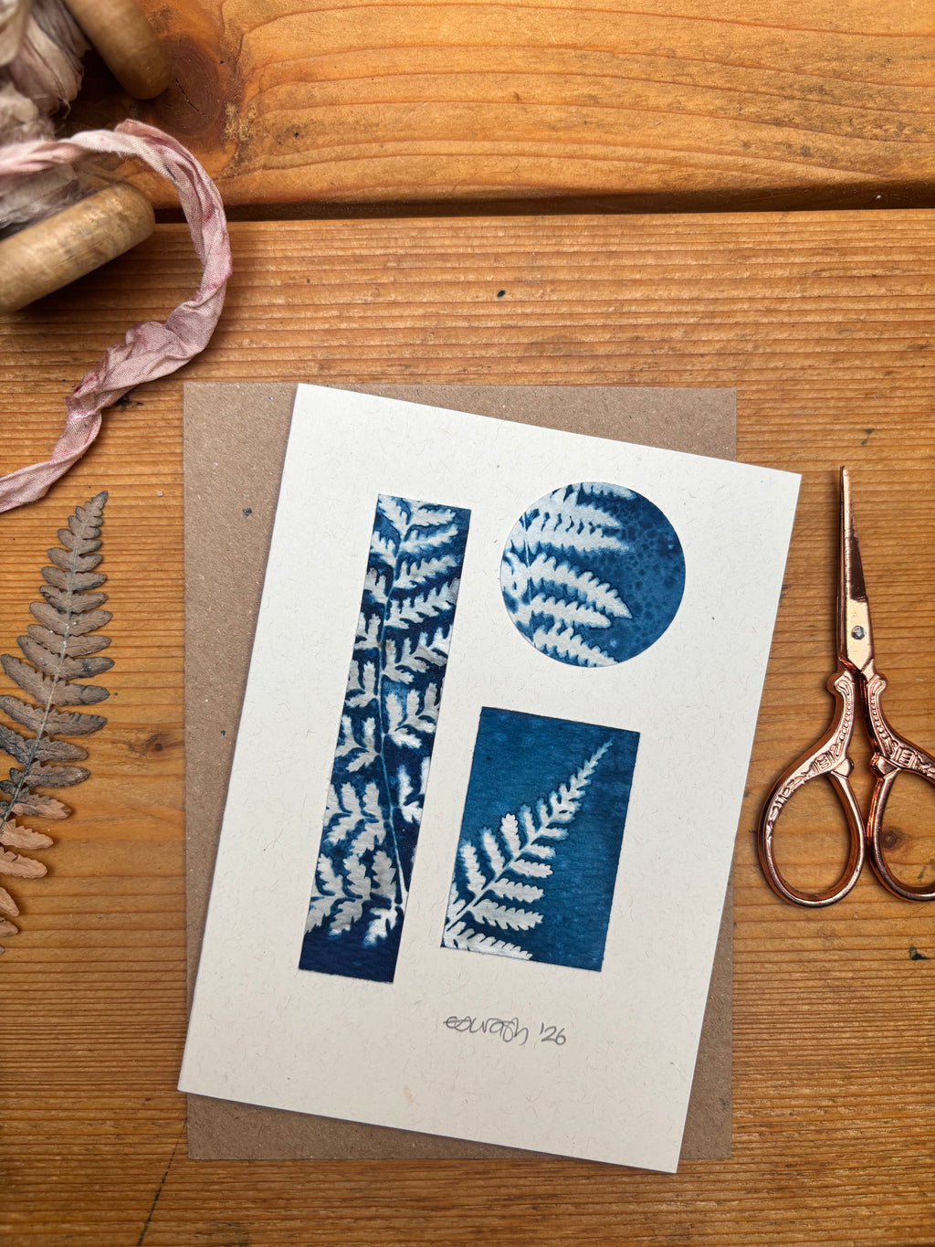 Fern Blank Greeting Card