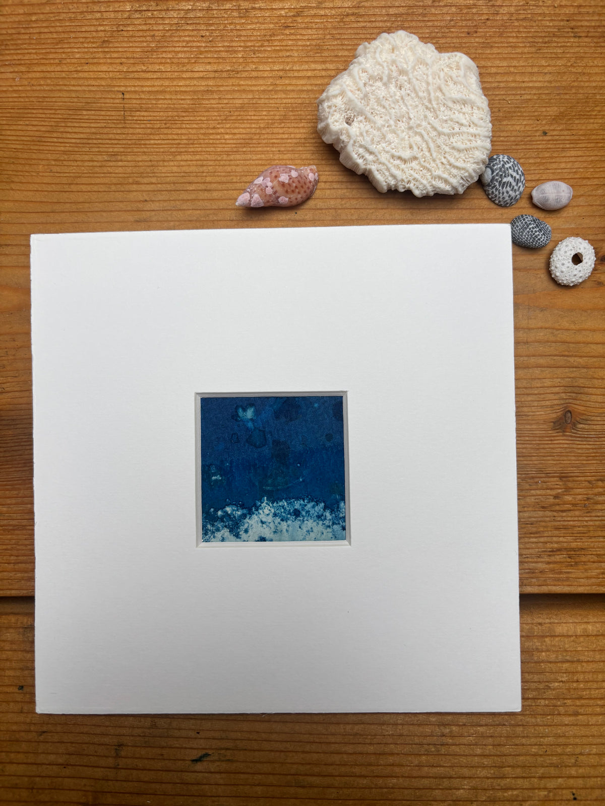 Whispers of the Aegean Sea - Original Cyanotype Print