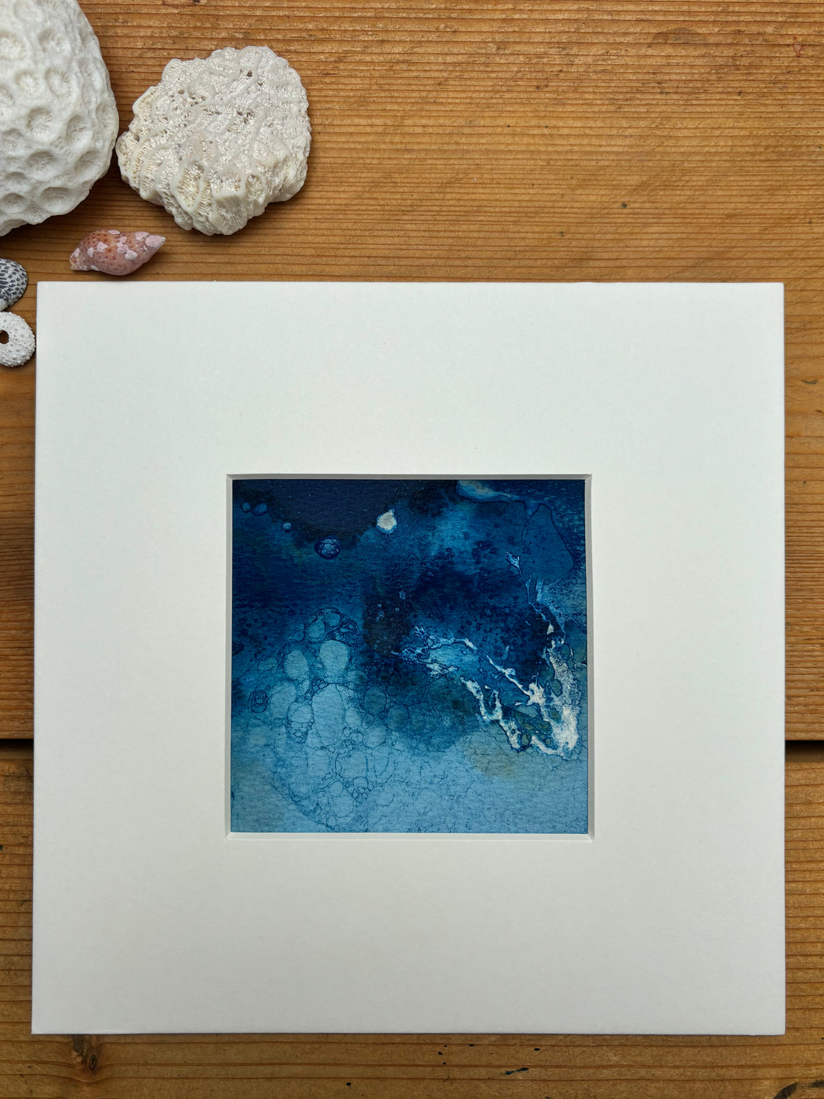 After The Wave - Original Cyanotype Print