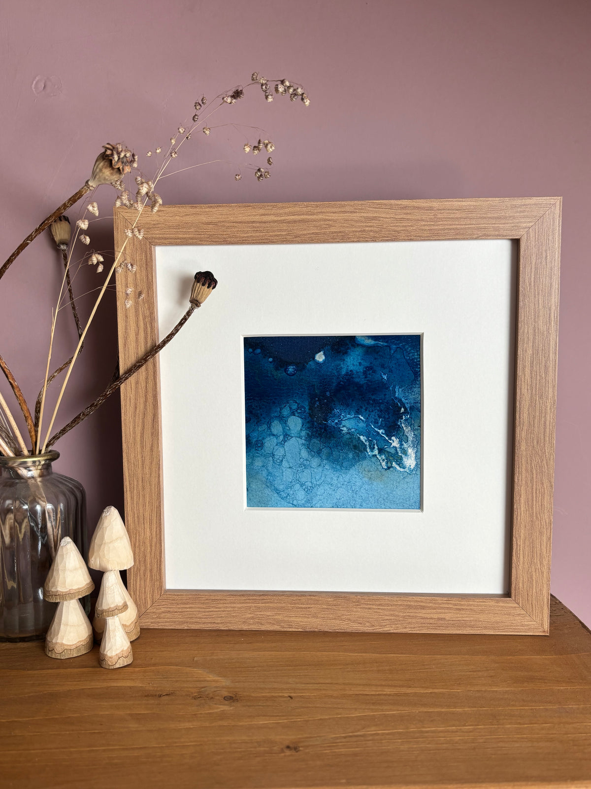 After The Wave - Original Cyanotype Print