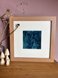 Meadow Impressions - Mixed Media Cyanotype Print
