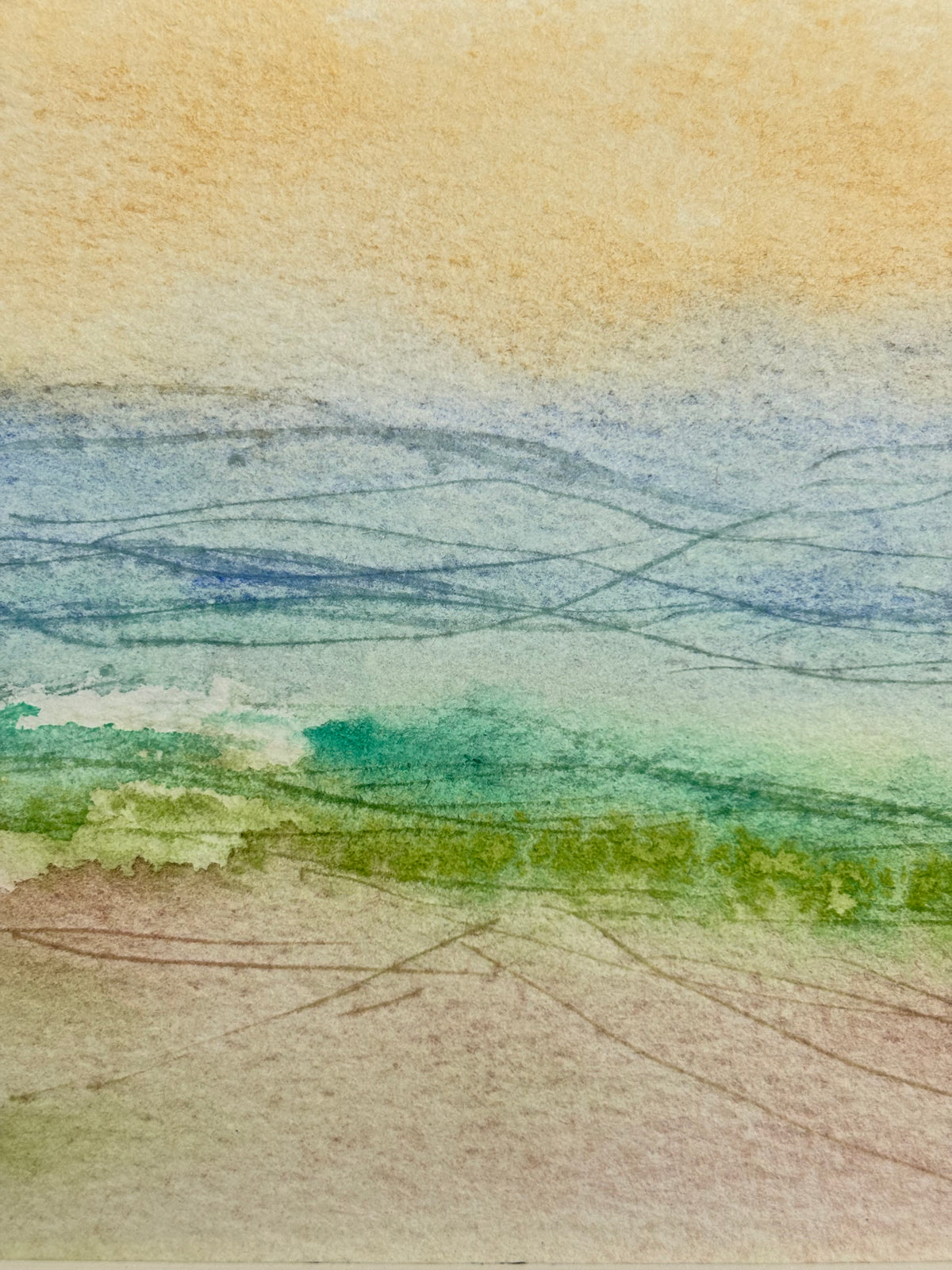 Beyond the Heather - Original Watercolour Painting