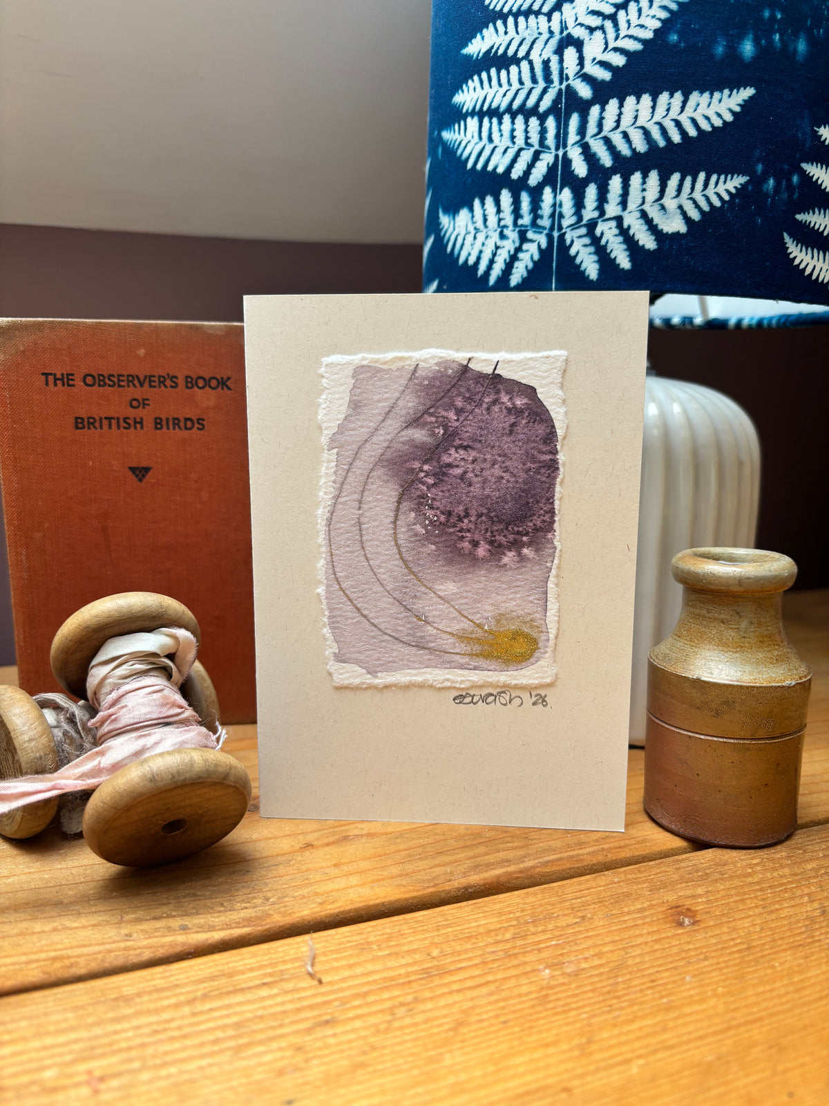 Watercolour Blank Greeting Card