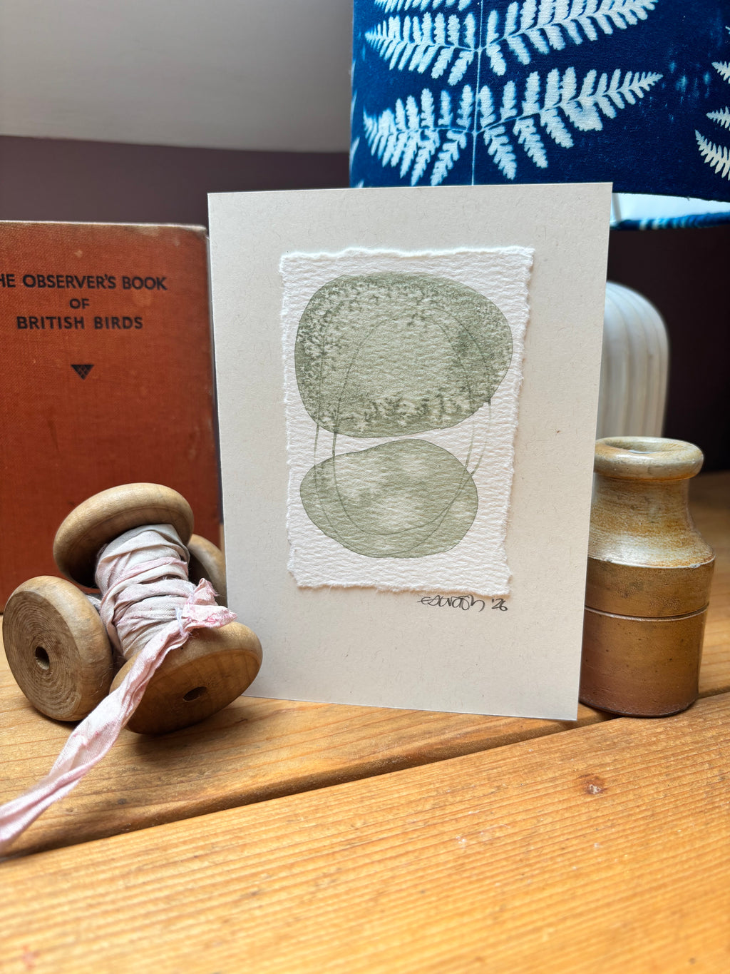 Watercolour Blank Greeting Card