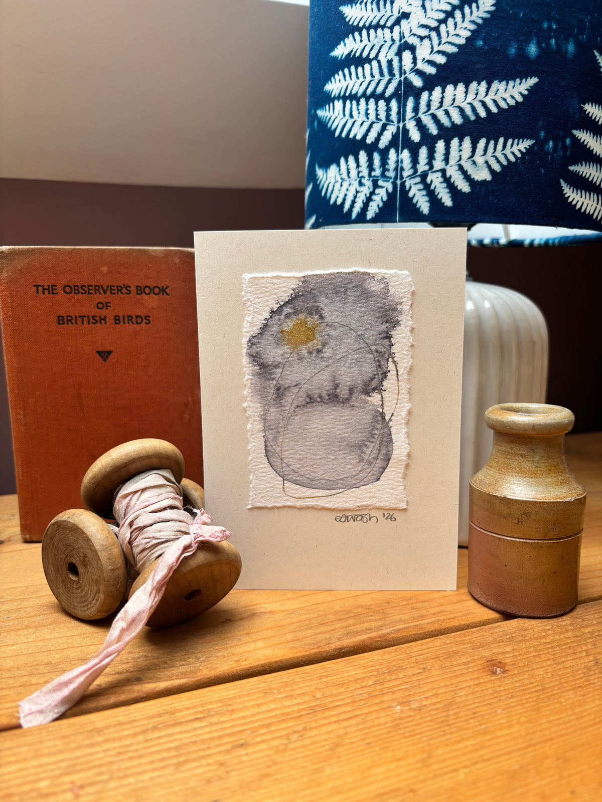 Watercolour Blank Greeting Card