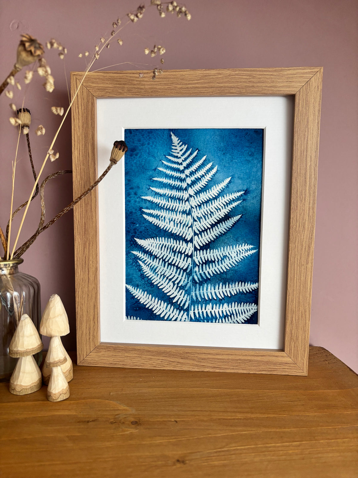 Fern Wet Cyanotype Original Print