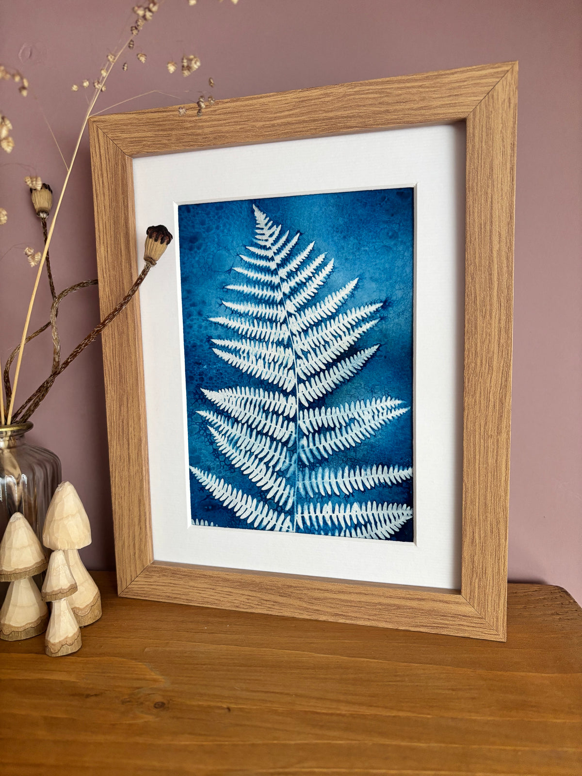 Fern Wet Cyanotype Original Print