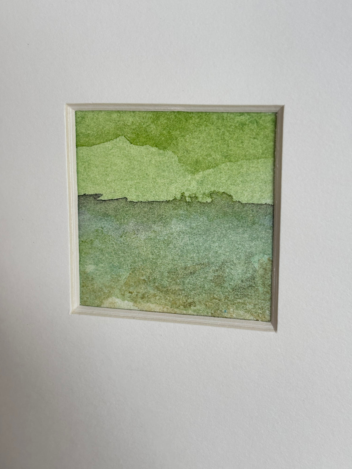 Across the Fields - Watercolour landscape Abstract Mini Print