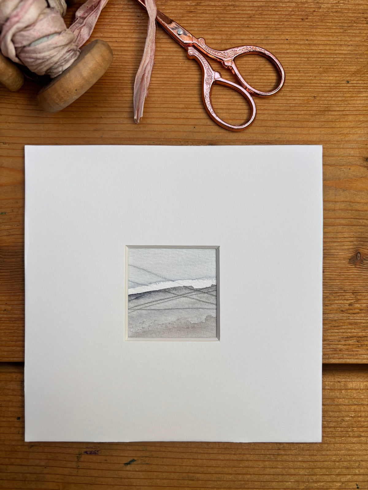 Quietly Wild - Watercolour landscape Abstract Mini Print