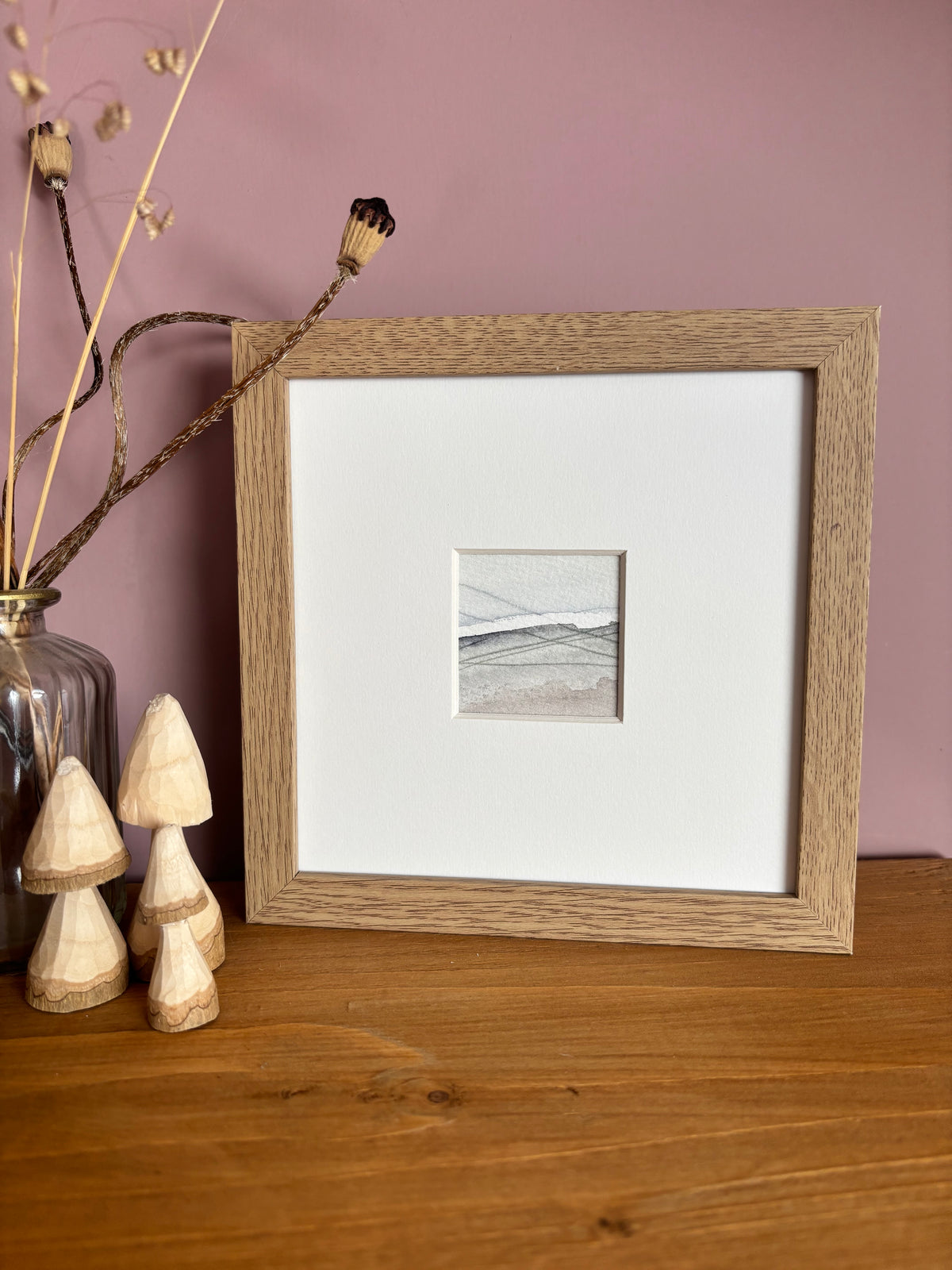 Quietly Wild - Watercolour landscape Abstract Mini Print
