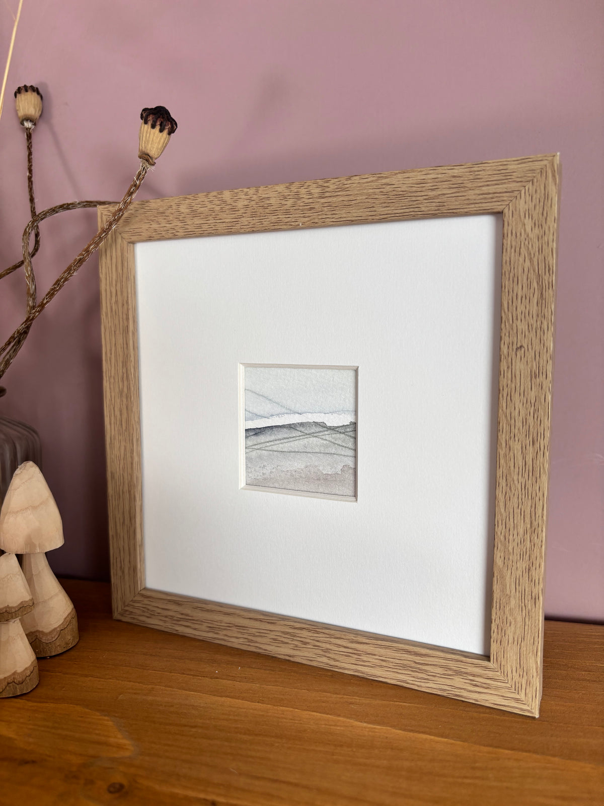 Quietly Wild - Watercolour landscape Abstract Mini Print