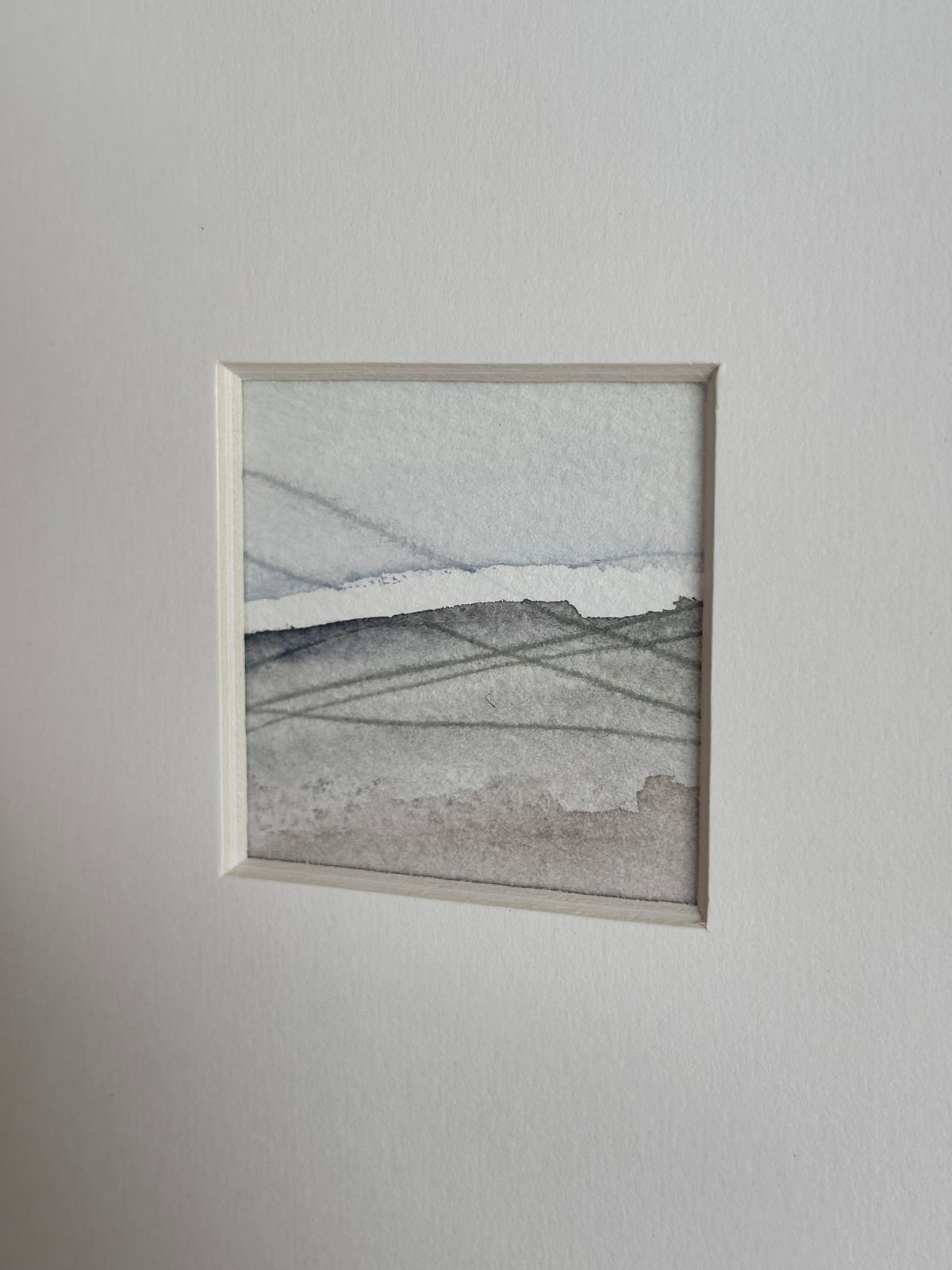 Quietly Wild - Watercolour landscape Abstract Mini Print