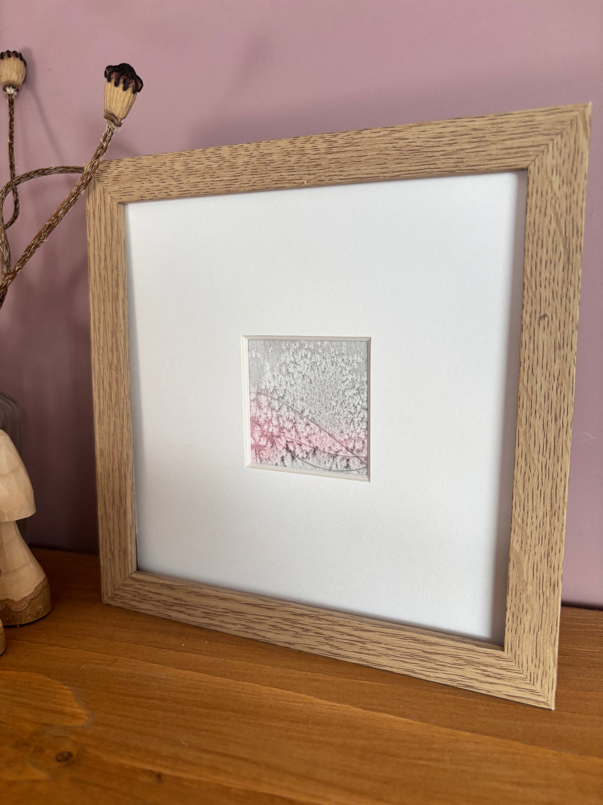 Hushed Hills - Watercolour landscape Abstract Mini Print