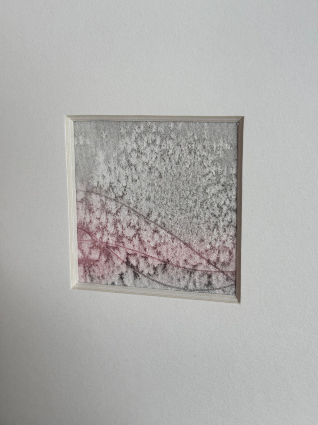 Hushed Hills - Watercolour landscape Abstract Mini Print
