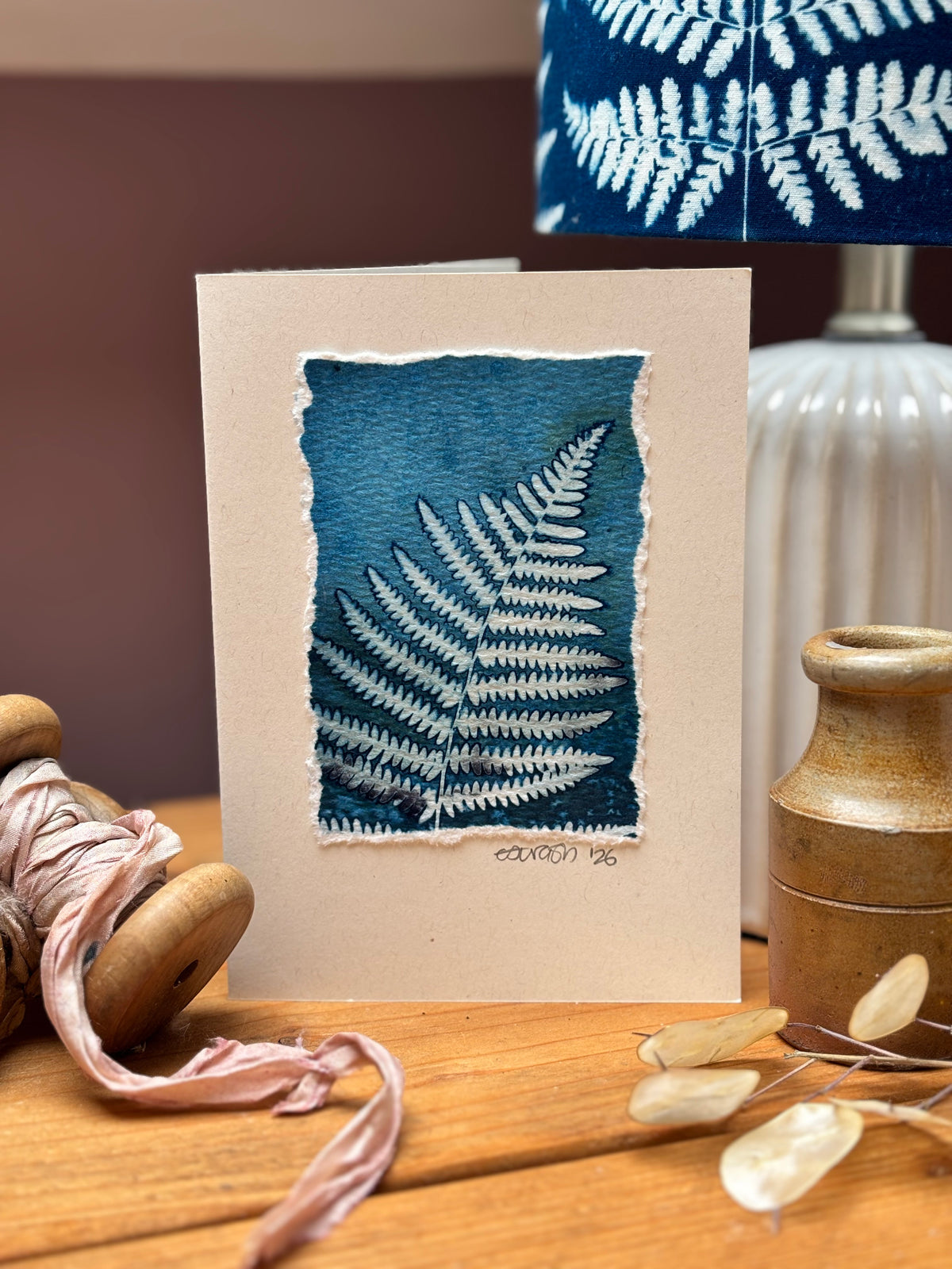 Fern Blank Greeting Card