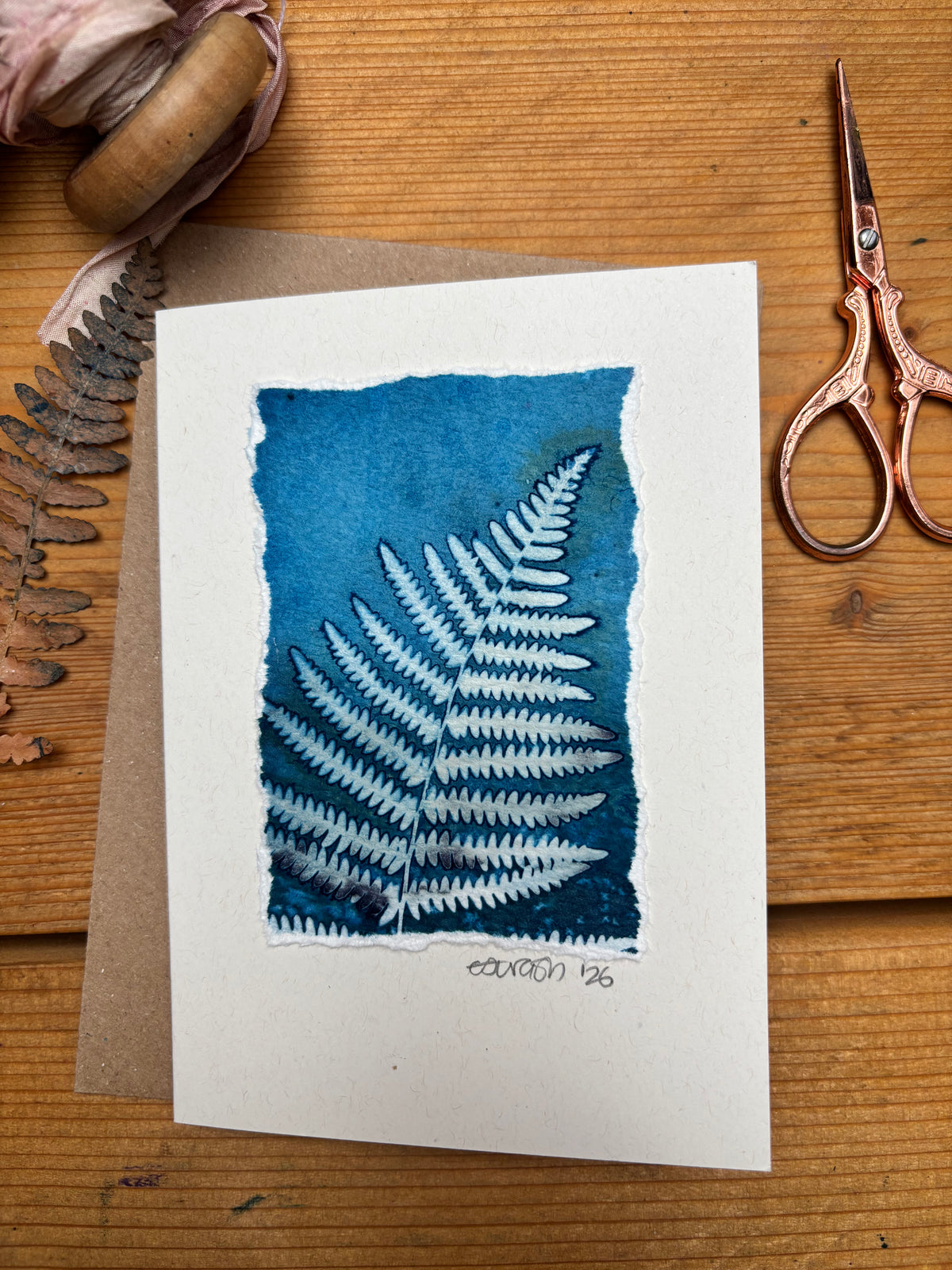 Fern Blank Greeting Card