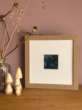 Woodland Echo - Mixed Media Cyanotype Mini Print